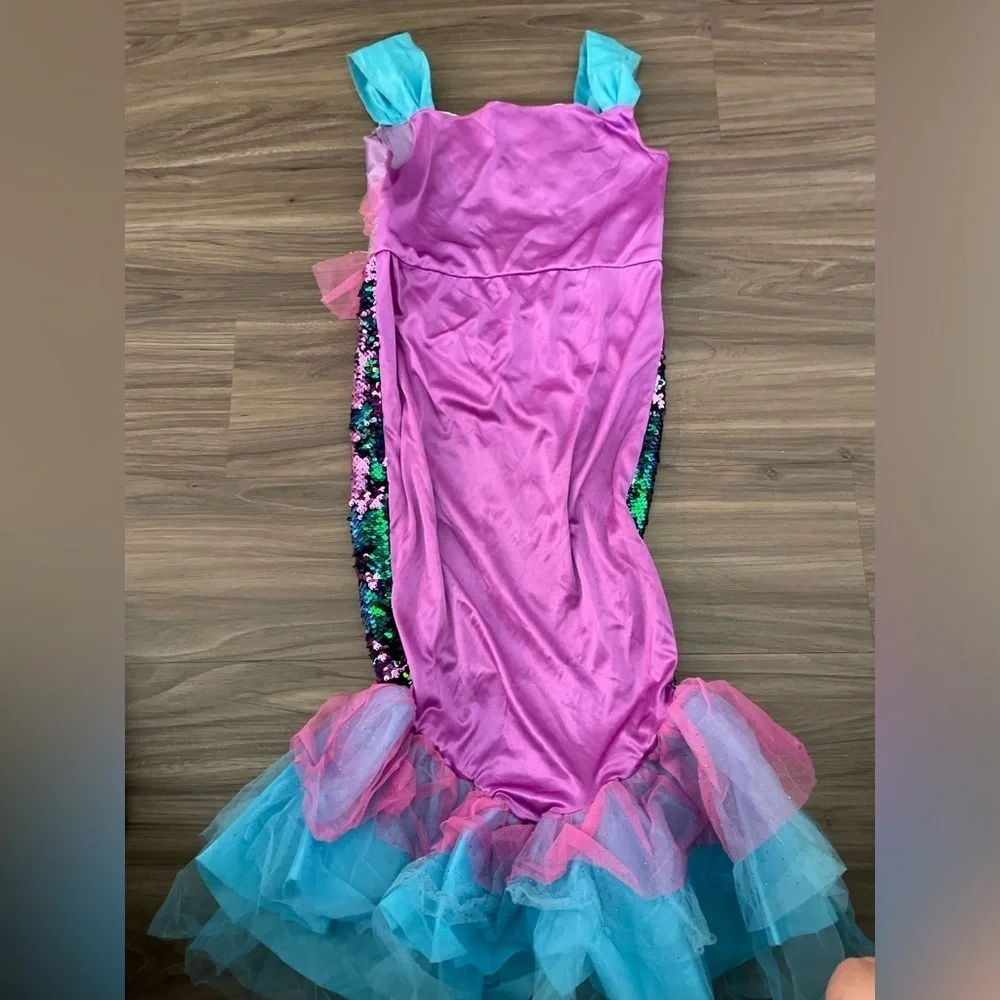 Mermaid Sequin Kids Costume - Pink, Green, and Blue with sequins size 7/8 Girls
